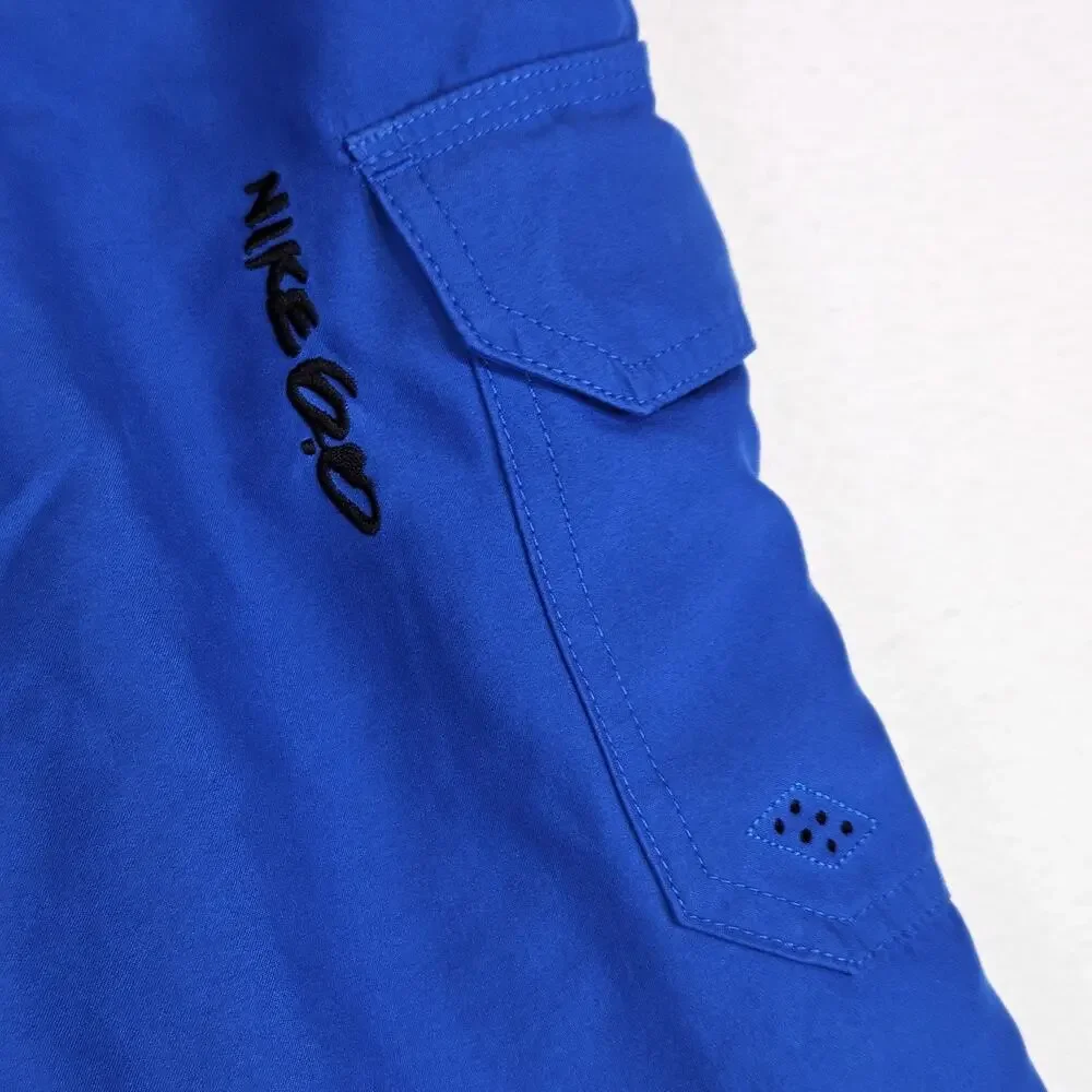 Y2K Nike Mens M 6.0 Hybrid Board Shorts Size 32 Blue 387365 Surfing Cargo 10
